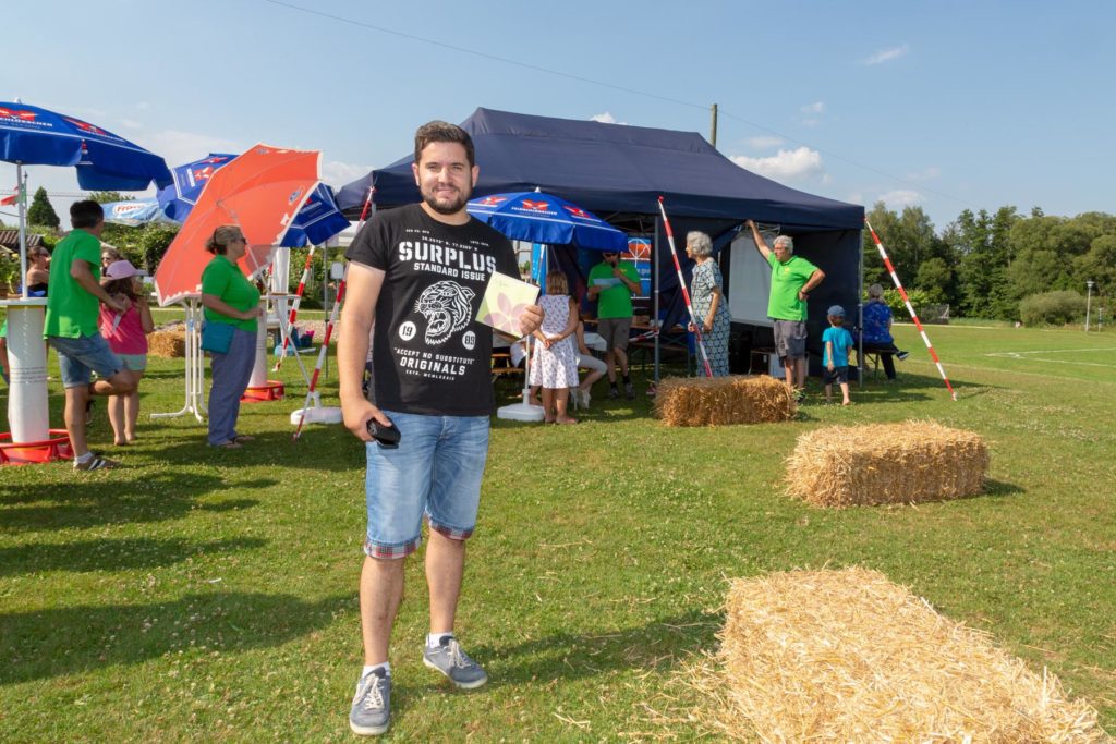 Herzlichen Glückwunsch auch an Sérgio für den zweiten Preis, ebenfalls ein Gutschein im Gartencenter.