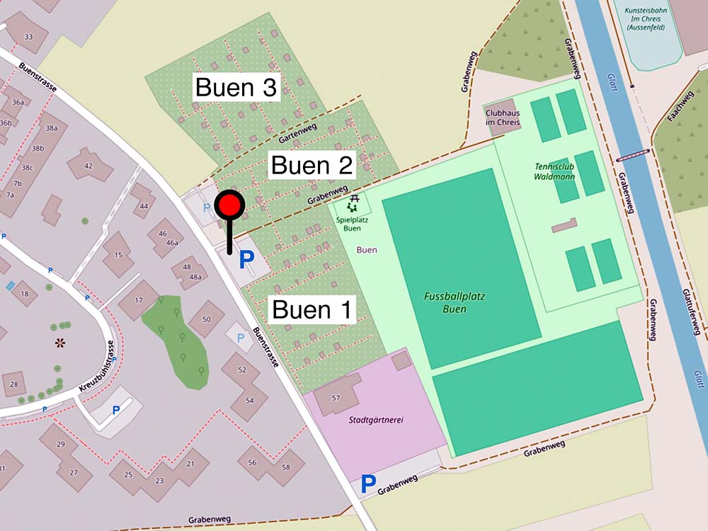 Familiengarten Areal Buen