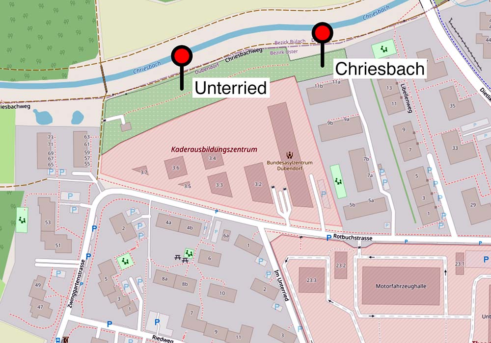 Familiengarten Areal Unterried