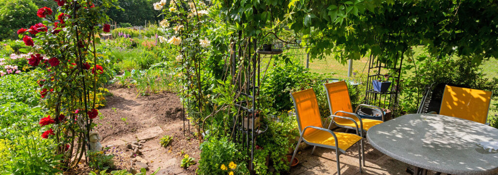 VFD Familiengarten Areal Ifang im Juni 2021 - eigentlich immer ein offener Garten